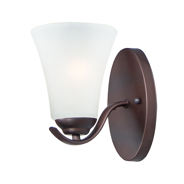 Maxim Lighting Vital 1-Light 5.5" Wide Oil Rubbed Bronze Vanity Light 12081FTOI - main